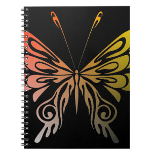 Butterfly SpiralNotebook Notizblock