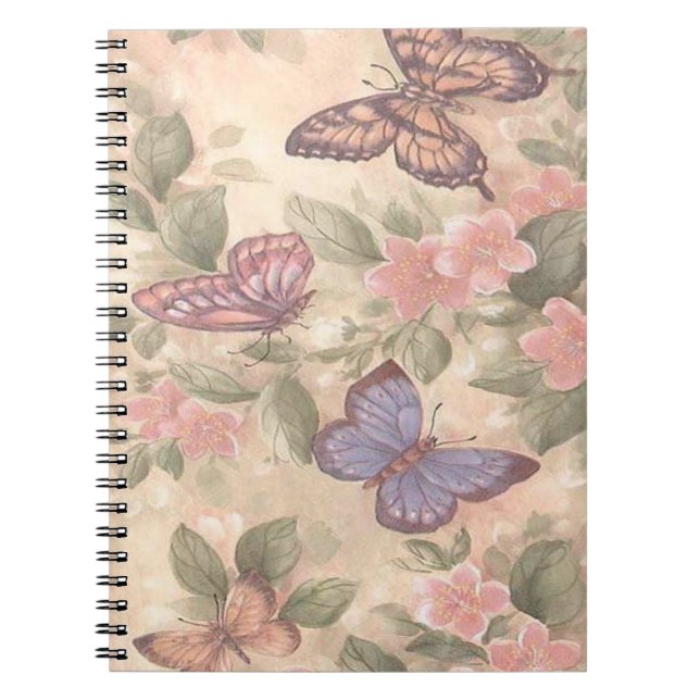 Butterfly SpiralNotebook Notizblock (Vorderseite)
