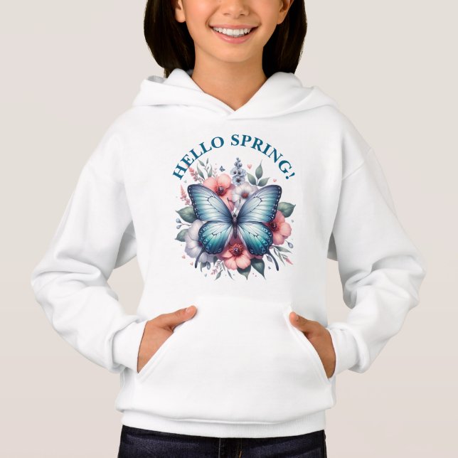 Butterfly Spring Sublimation-96282 Hoodie (Vorderseite)