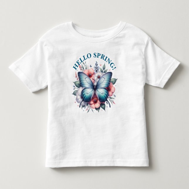 Butterfly Spring Sublimation-96282 Kleinkind T-shirt (Vorderseite)