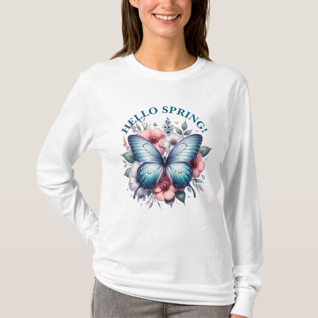 Butterfly Spring Sublimation-96282 T-Shirt (Vorderseite)