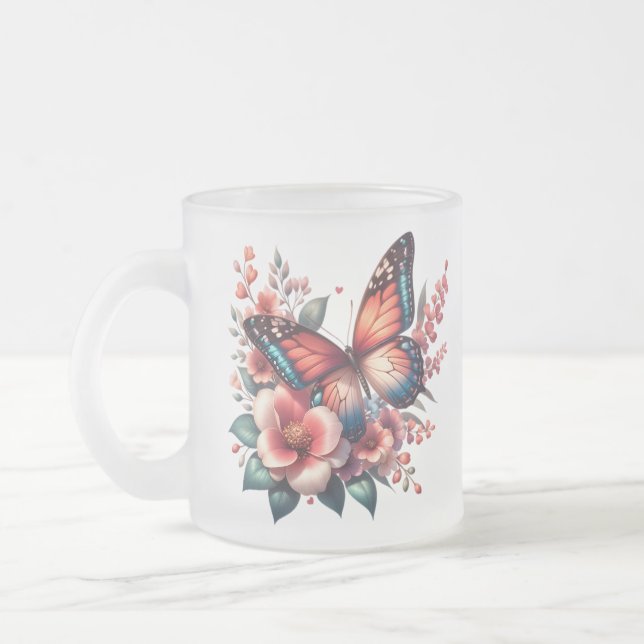Butterfly Spring Sublimation-96284 Mattglastasse (Links)