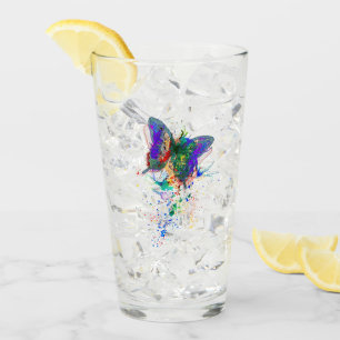 Butterfly-Spritzer Glas