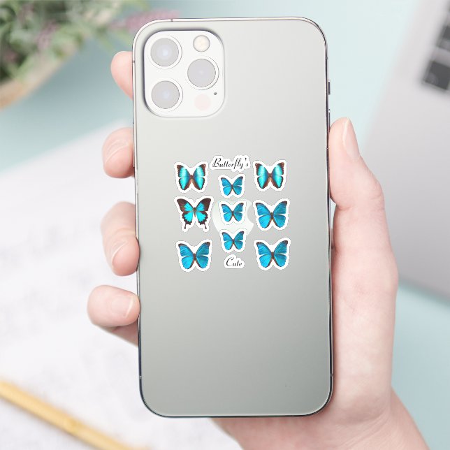 Butterfly-Stickers für die Rückseite von IPhone Aufkleber (Telefon)