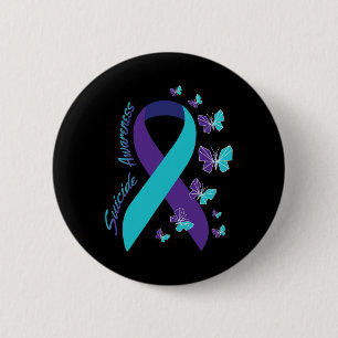 Butterfly Suicide Bewusstsein psychische Gesundhei Button