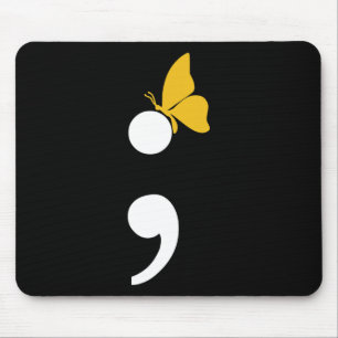 Butterfly Suicide Prävention Mousepad