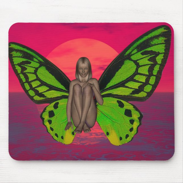 Butterfly Sunset Mousepad (Vorne)