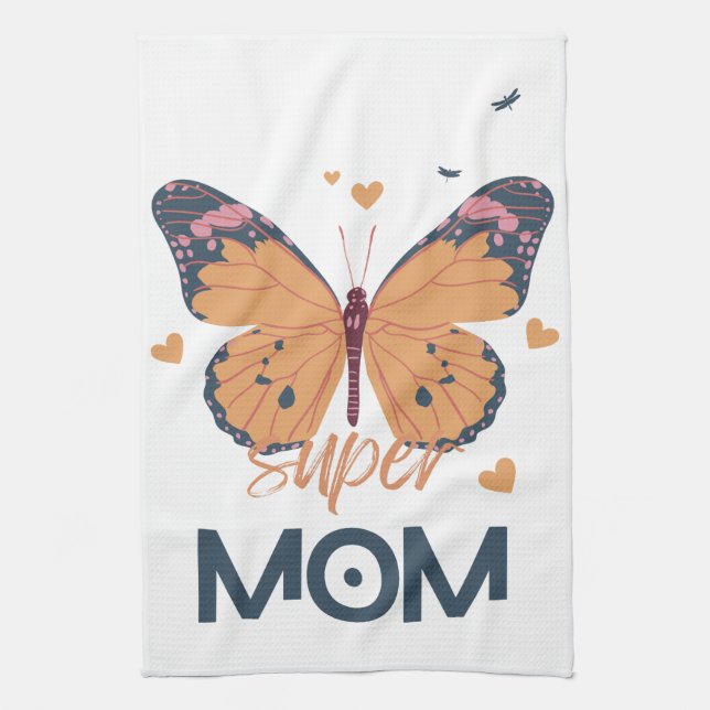 Butterfly Super-MAMA Geschirrtuch (Vertikal)