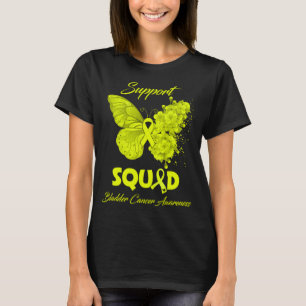 Butterfly Support Squad Blase Krebs Bewusstsein T-Shirt