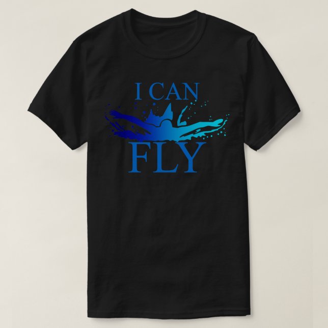 Butterfly Swimmer T-Shirt (Design vorne)