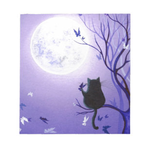 Butterfly Swirl Notizblock