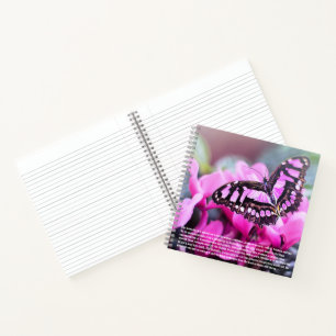 Butterfly Symbolismus Hardcover Notizbuch