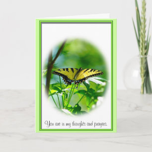 Butterfly Sympathy Card Karte