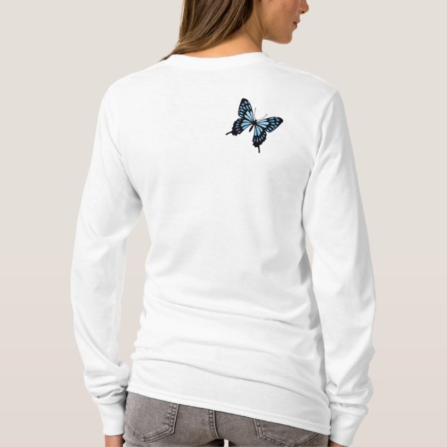 butterfly T-Shirt (Rückseite)