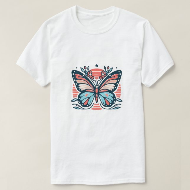 Butterfly-T - Shirt (Design vorne)