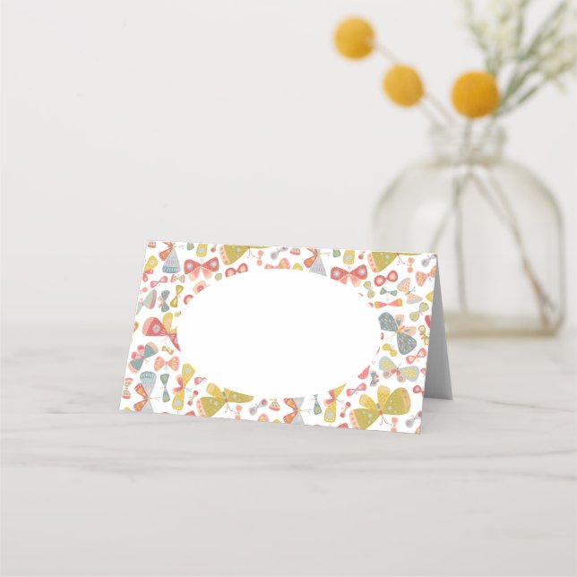 Butterfly Tango Platzkarte (Vorderseite)