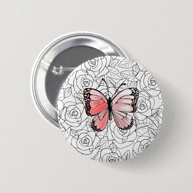 Butterfly-Taste Button (Vorne & Hinten)