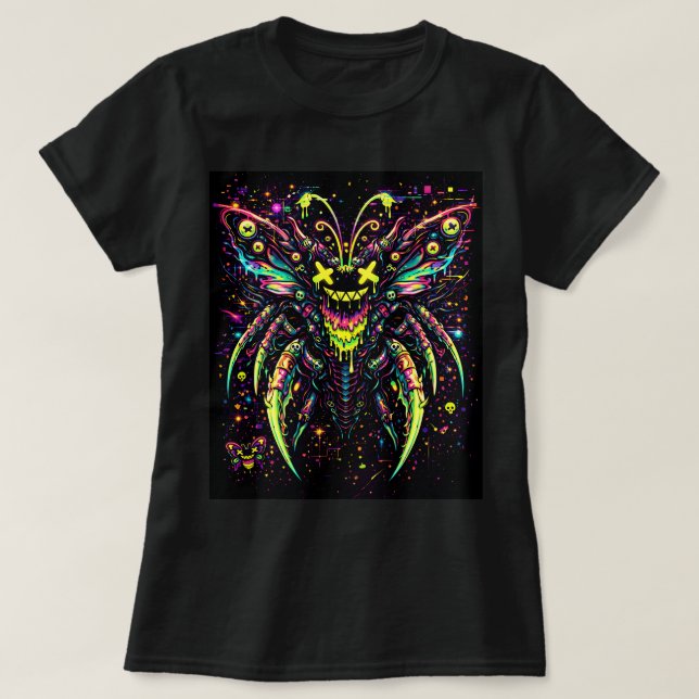 Butterfly Tees Co. Alien Insect Schmetterling 0047 (Design vorne)