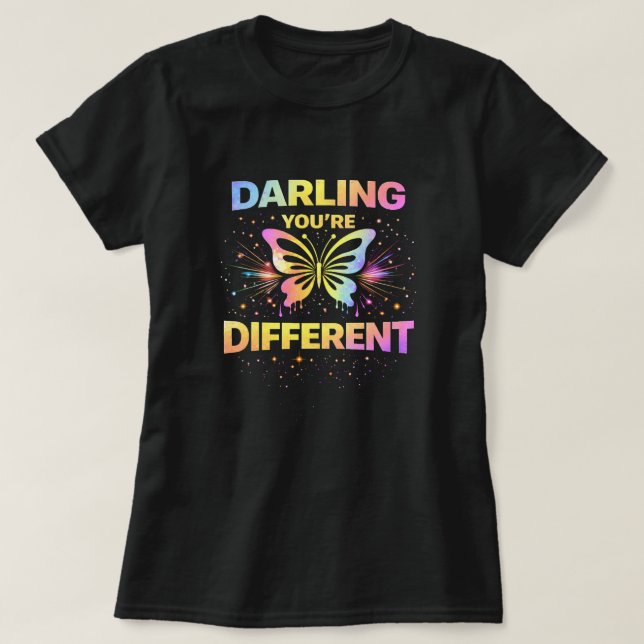 Butterfly Tees Co. Darling You're Different 004773 (Design vorne)