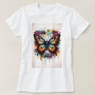 Butterfly Tees Co. Graffiti-Schmetterling-Shirt 00