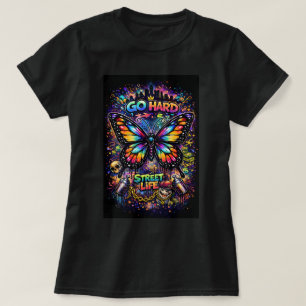 Butterfly Tees Co Graffiti-Schmetterling-Shirt 004