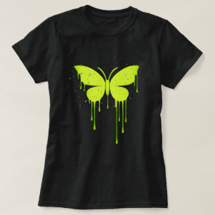 Butterfly Tees Co. Grüner Schmetterling Drip 00477