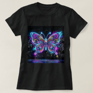 Butterfly Tees Co. Neon-Schmetterling-Shirt 004780