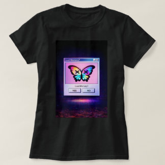 Butterfly TEES CO. Retro-Schmetterlings-Shirt 0047