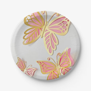 Butterfly-Teller Pappteller