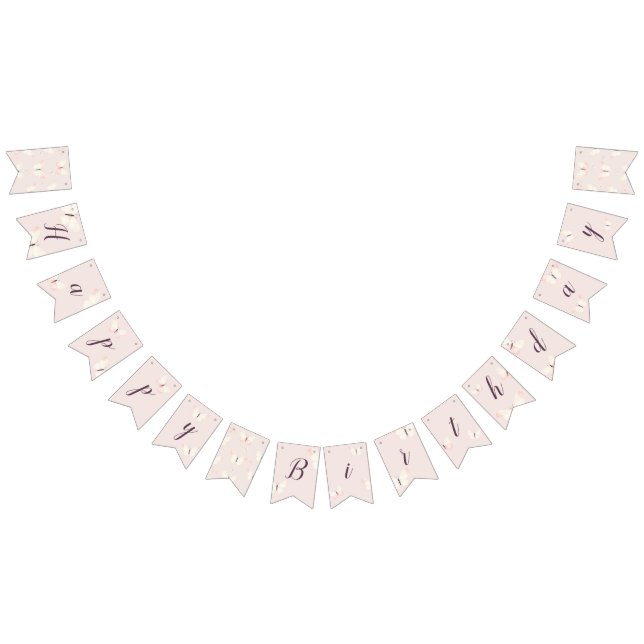 Butterfly Theme Geburtstag Wimpelkette (Alle)