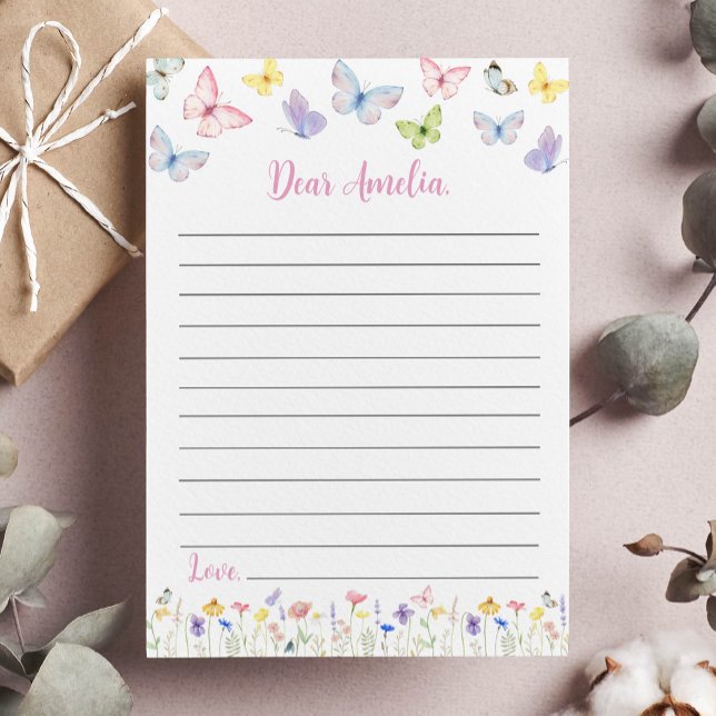 Butterfly Time Capsule Note Card Dankeskarte (Von Creator hochgeladen)