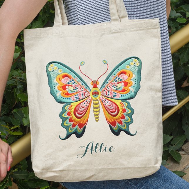 Butterfly Tote Bag Tragetasche (Von Creator hochgeladen)