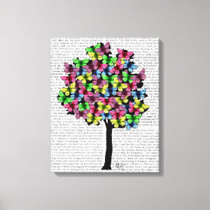 Butterfly Tree Leinwanddruck