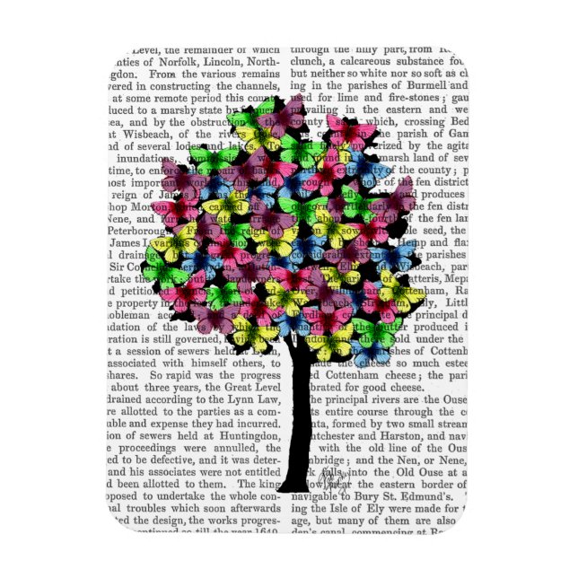 Butterfly Tree Magnet (Vertikal)