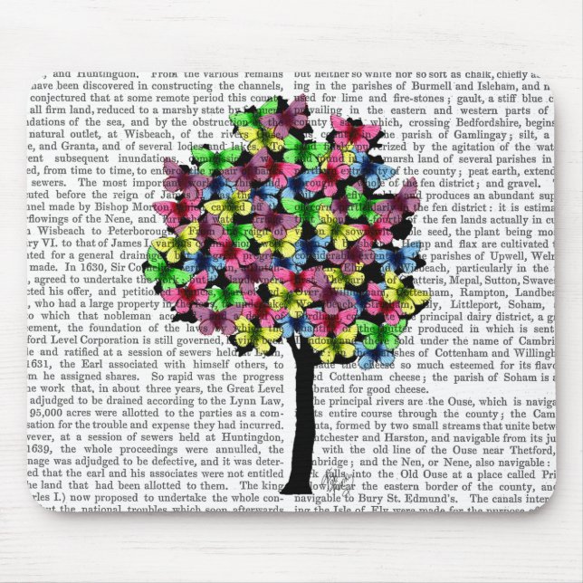 Butterfly Tree Mousepad (Vorne)