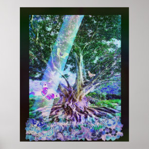 Butterfly Tree Poster