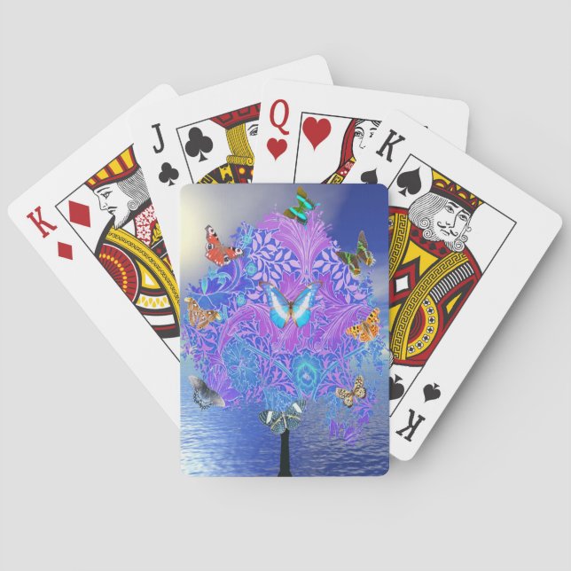 Butterfly Tree Spielkarten (Rückseite)