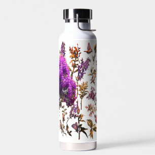 Butterfly Tree Water Flasche - Minimal floral