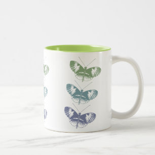 Butterfly Trio Zweifarbige Tasse