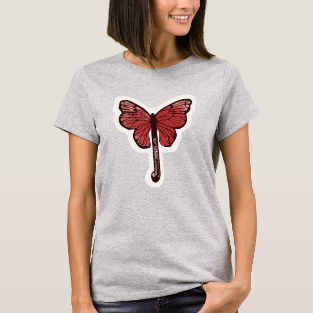 Butterfly Umbrella Fusion T - Shirt (Vorderseite)