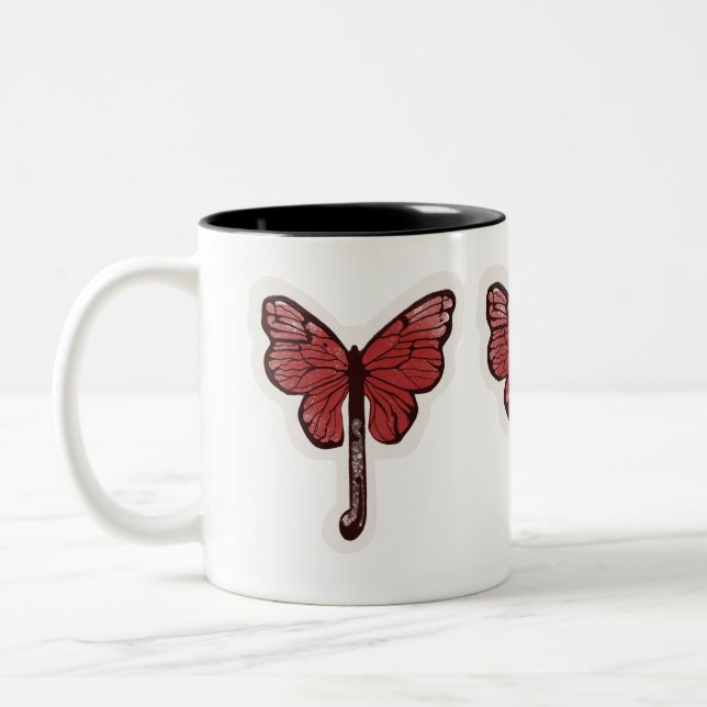 Butterfly Umbrella Fusion Tasse (Links)