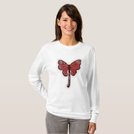 Butterfly Umbrett Fusion Long Sleeve Shirt