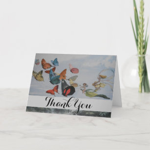 Butterfly und Fairy Queen Butterfys Fairies Dankeskarte