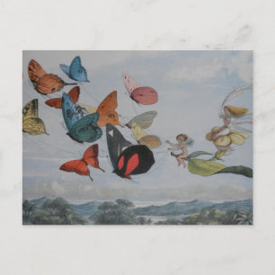 Butterfly und Fairy Queen Butterfys Fairies Postkarte