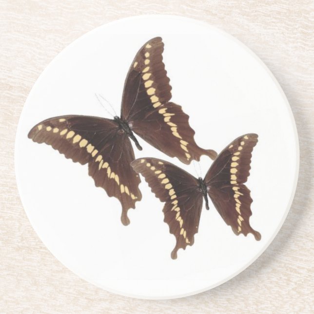 Butterfly-Untersetzer Sandstein Untersetzer (Vorne)