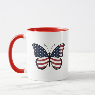 Butterfly USA Sublimierung-62614 Tasse