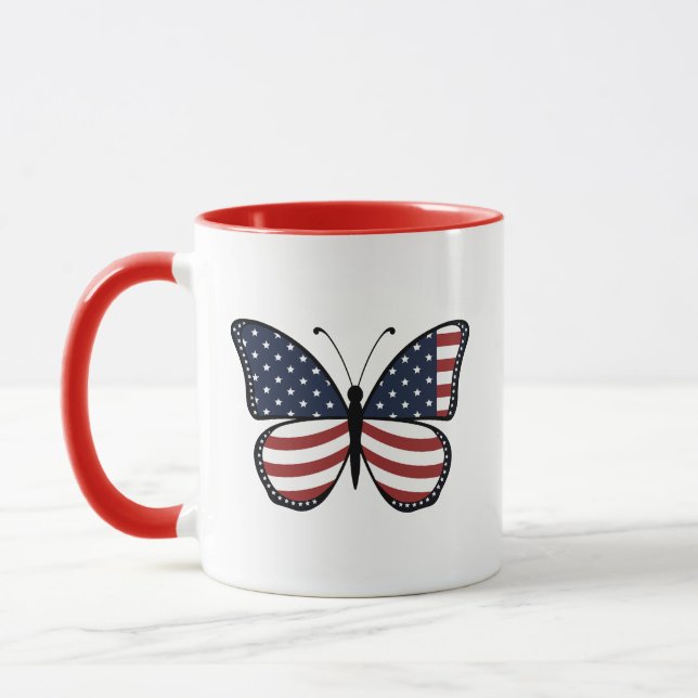 Butterfly USA Sublimierung-62614 Tasse (Links)