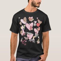 Butterfly Valentine's Day Heart Liebe T - Shirt