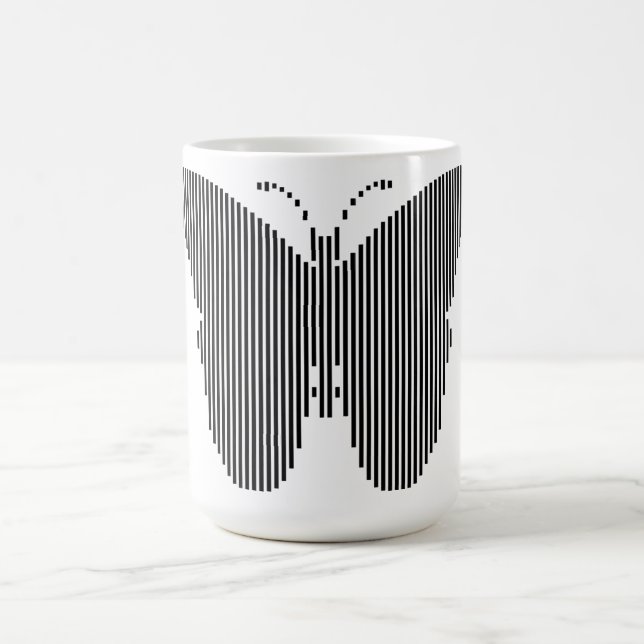 Butterfly Vector Design-Tasse Kaffeetasse (Mittel)