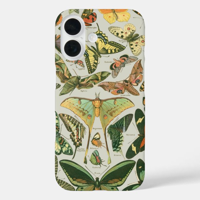 Butterfly Vintag Antique Butterfells Kunst Case-Mate iPhone Hülle (Rückseite)